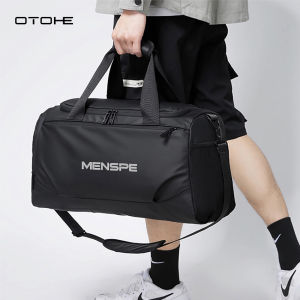 OTOHE แห้งและเปียกกระเป๋าออกกำลังกายกระเป๋ากระเป๋าเดินทางสำหรับท่องเที่ยวกระเป๋าออกกำลังกายใส่ได้ทั้งชายและหญิงมีช่องแยกสำหรับกีฬากลางแจ้งและสายกระเป๋ายิมแฟชั่นกระเป๋าเดินทางยูนิเซ็กซ์ขนาดพกพาสำหรับการเดินทางเล่นโยคะว่ายน้ำ