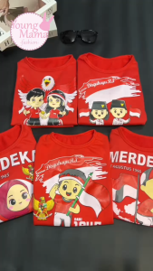 YMF - SETELAN SWEATER ANAK 17 AGUSTUS / MERAH PUTIH / USIA 3-12 TAHUN