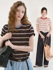 Fano | Áo Thun Sọc Lazy Feel