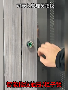 Khóa Vân Tay Thông Minh Cho Ngăn Kéo Tủ - Chống Trộm Chất Liệu Hợp Kim Kẽm Bền Bỉ Độ Dày 20mm/30mm Nhận Diện Vân Tay Nhanh Chóng