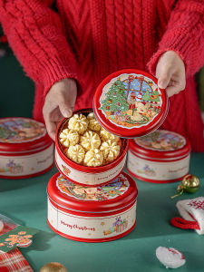 MEIDI | Christmas Gift Packaging Box for Cookies Sweets Baking Tin