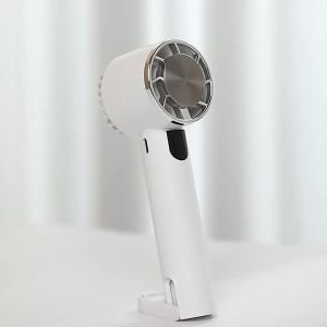 2024 kipas penyejuk semikonduktor baru luar paparan digital mudah alih kipas pegang tangan kecil USB mengecas bisu