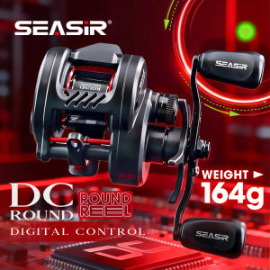 SeaSir | SEASIR DC-ROUND Baitcasting Fishing Reel DC Drum reel  Brass gears Saltwater Long Cast 164g ultralight  Fresh Seawater
