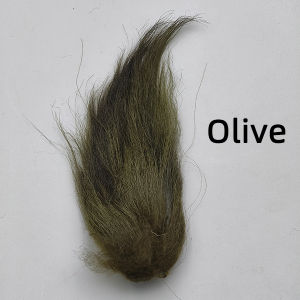 Dyed Natural Goat Tail Hair Fly Fishing Tying Material For Salmon Steelhead Patterns Streamers Wet Flies Lure Knotting