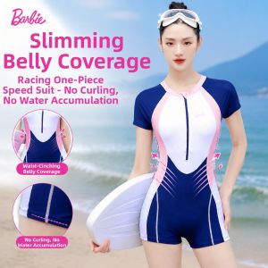 Barbie | Slimming Stomach Cover One-Piece Swimsuit For Women