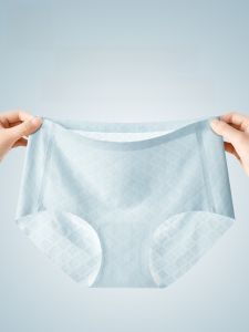 MiiOW | Ice Silk Pure Cotton Womens Underwear Triangle Thin Antibacterial Summer Briefs Comfortable Breathable Ladies Panties MiiOW