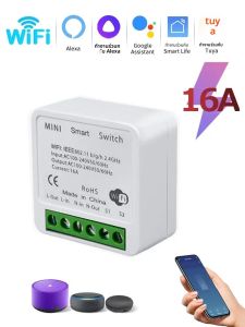 Tuya สมาร์ท WiFi สวิทช์ 16A 20A 433 MHz Breaker Smart Life APP ระยะไกลรองรับ 2-Way Control ทํางานร่วมกับ Alexa Google Home