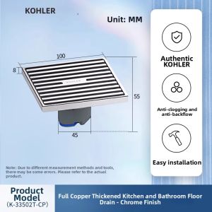 Kohler | Deodorizing Large Flow Floor Drain 304 Stainless Steel