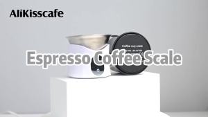 AliKisscafe Coffee Scale Display Tray Digital Dosing Cup Shot Cup Precise Scale Measuring Cup Barista Tools Espresso Accessories