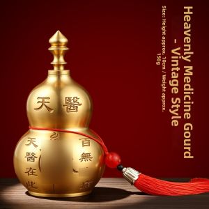 Auspicious Hollow Brass Pendant Ornament