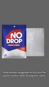 No Drop Serat Fiber SERABUT 25cm X 90cm PLAFON ASBES BETON TEMBOK DINDING GENTENG DLL