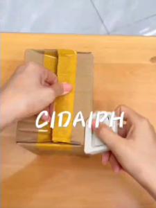 Auto-Retract Ceramic Parcel Knife - No-Slip Grip & Anti-Stick Blade Lightweight Package Opener