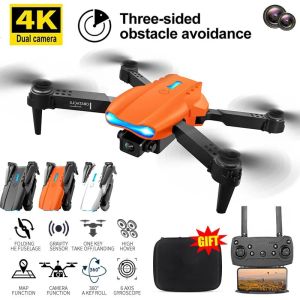 E99/K3 Drone with HD Camera 2023 NEW Mini Drone WIFI FPV Foldable RC Quadcopter Helicopter Toys 1080P FPV Video Drone for Beginners Carrying Case One Key Start Altitude HoldHeadless Mode3D Flips