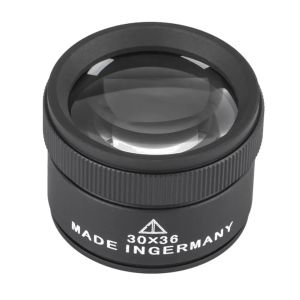 30X 36mm Magnifying Glass K9 Optical Lens Monocle for Watch Jewelry Coin Stamps Object Precision Repair Inspection Loupe Tool
