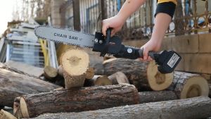 Adaptor Mini Chainsaw Mesin Gerinda Chain Saw Stand 12 - Untuk Mesin Gurinda Listrik Tangan 4 Inchi - Cocok untuk Semua Merk Gurinda 4" (Terpisah)