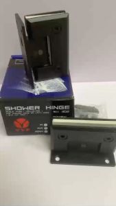 Bản lề phòng tắm cao cấp VVP Tường Kính 90 độ INOX304 ĐEN