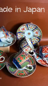 [Hàng Hiếm Japan 100% New] 01 Set Trà Ngũ Sắc - Hoàng Kim Giác