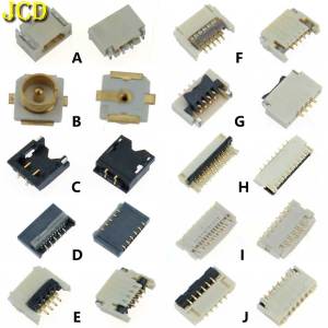 JCD 2 Piece FPC Connector For Switch NS Joy Con PCB Board Flex Cable Connector Socket Clip Spare Parts