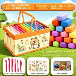 MINGZHUO | Non-toxic Safe Odorless Childrens Modeling Clay 36 Colors