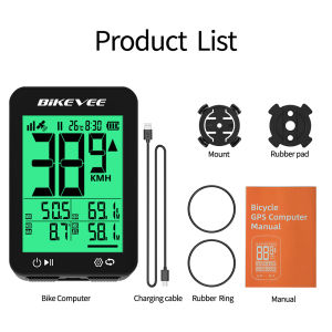 Bike Computer GPS Wireless Digital Cycling Computer Smart Multi-Functional Bicycle Speedometer Odometer Outdoor Cycling Computer