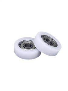 Nylon Round Type Roller Wheel Plastic Roller Guide Wheel 8*30*10mm Bearing Pulley Plastic Wheel