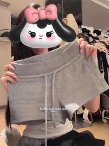 Low Waist Drawstring Slim Fit Bum Lifting Women Shorts