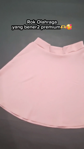 Rok Senam Wanita Scuba Premium Pendek Nyaman Adem Stylish Tidak Nerawang Modis Stylish Kekinian