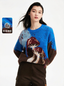 Vero Moda | Áo Sweater Dễ Thương Mẫu Nghệ Thuật Phong Cách Casaul Suông Mùa Thu Đông