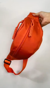 Tas Selempang Pinggang Jogging Kapasitas Besar Warna Terang Nylon Anti Air Outdoor Travel Bum Bag JCTG12