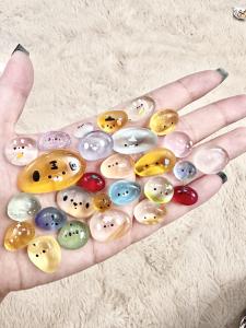 Mini Pet Stone Cute Creative Colorful Small Stones Unique Pet Lovely High Aesthetic Desktop Ornaments Cute Pet Gifts