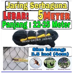 Jaring Ayam 5 Meter Jaring Kandang Ayam Jaring Tutup Ikan Jaring Serbaguna sekat