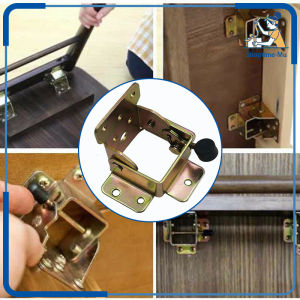 Engsel Kaki Meja Lipat Braket Kaki Meja Lipat Engsel Pengunci Pencet Meja Sofa Bed Locking Hinges