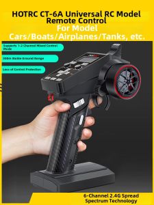 2.4G 6 Channel Gun Style Remote Controller with Voltage Feedback