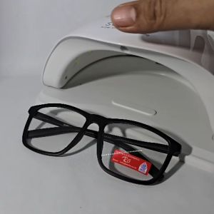 Kacamata Photocromic Kotak Retro Casual Sunglasses Hitam Photocromic 3003