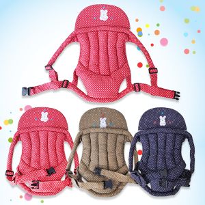 Gendongan Bayi Depan Bunga Mekar Dot & Mekar Besar Motif Polkadot