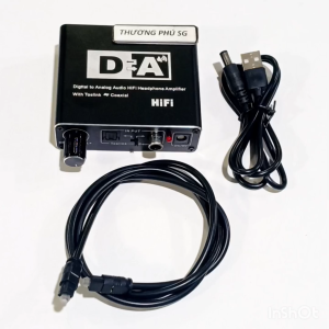 Bộ chuyển âm thanh quang Optical Convert Audio / Bộ Optical to AV có điều chỉnh Volume (Toslink to AV 3.5 ly)