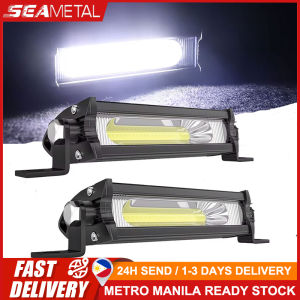🇵🇭 SEAMETAL COB Car LED Work Light DRL Spotlight High Bright Waterproof Auto Offroad SUV Truck Headlights Driving Lamp 12V 24V 6000K