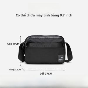 spaceman | Túi đeo chéo nam Oxford Canvas Túi đeo vai đơn nhẹ thời trang thường ngày Túi nhỏ Túi đựng đồ dùng học tập Túi đựng đồ dùng công sở