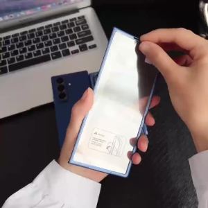Ốp Lưng Điện Thoại Samsung Galaxy Z Fold Series Với Kính Cường Lực Bảo Vệ Màn Hình Phía Trước Và Khe Cắm Bút S Pen Chống Sốc Có Chân Đế Dành Cho 8 7 6 5 4 Ultra