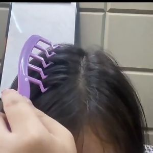 Lovely Meadow Hair Styling Z-Shape Hair Comb Hair Gap Comb小红书推荐发根蓬松z字发缝梳