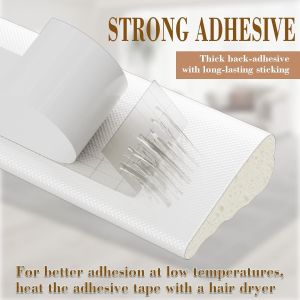 Sliding Door Window Sealing Strip Nylon Cloth Foam Door Weather Rubber Strip SoundProof and Windproof Self Adhesive Window Seal Strip
