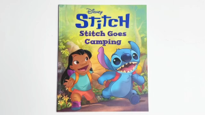 Disney Stitch Goes Camping Picture Story Book For Bedtime Stories