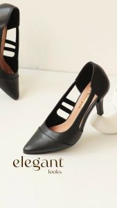Alivelovearts Monroe Heels 7cm Sepatu Pantofel Kerja Kantor Hak Runcing Wanita Kekinian