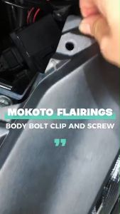 MOKOTO 5PCS FLAIRING BOLTS UNIVERSAL 5X16MM FAIRING FASTENERS CLIP NUTS MOTORCYCLE ACCESSORIES SPEEDMOTO