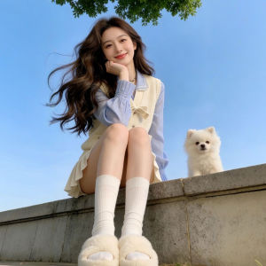 CHANGTONG | Stylish Cute Petite College Style 3 Piece Suit