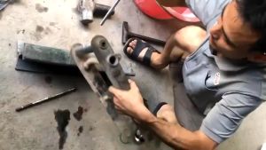 Vam bạc càng sửa xe máy Honda và Yamaha KOSO chất liệu thép cao cấp