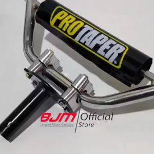 Paket Stang Plus Adaptor & Busa Stir Tebal Stang Trail & Dudukan Adaptor Honda Yamaha
