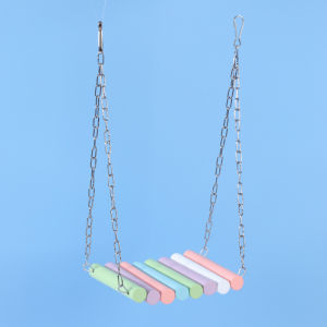 VOA | Parrot Toy Set - Swing Suction Cup Stand Tiger Skin Ladder Entertainment & Claw Grinding Stick