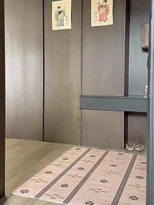 MANSHUO | Thảm Lót Cửa Chống Bẩn Phong Cách Vintage Không Trượt
