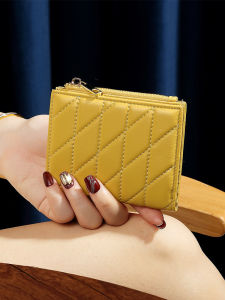 SIFULUN | Fashion Quilted Leather Wallet Slim Multi Card Slots